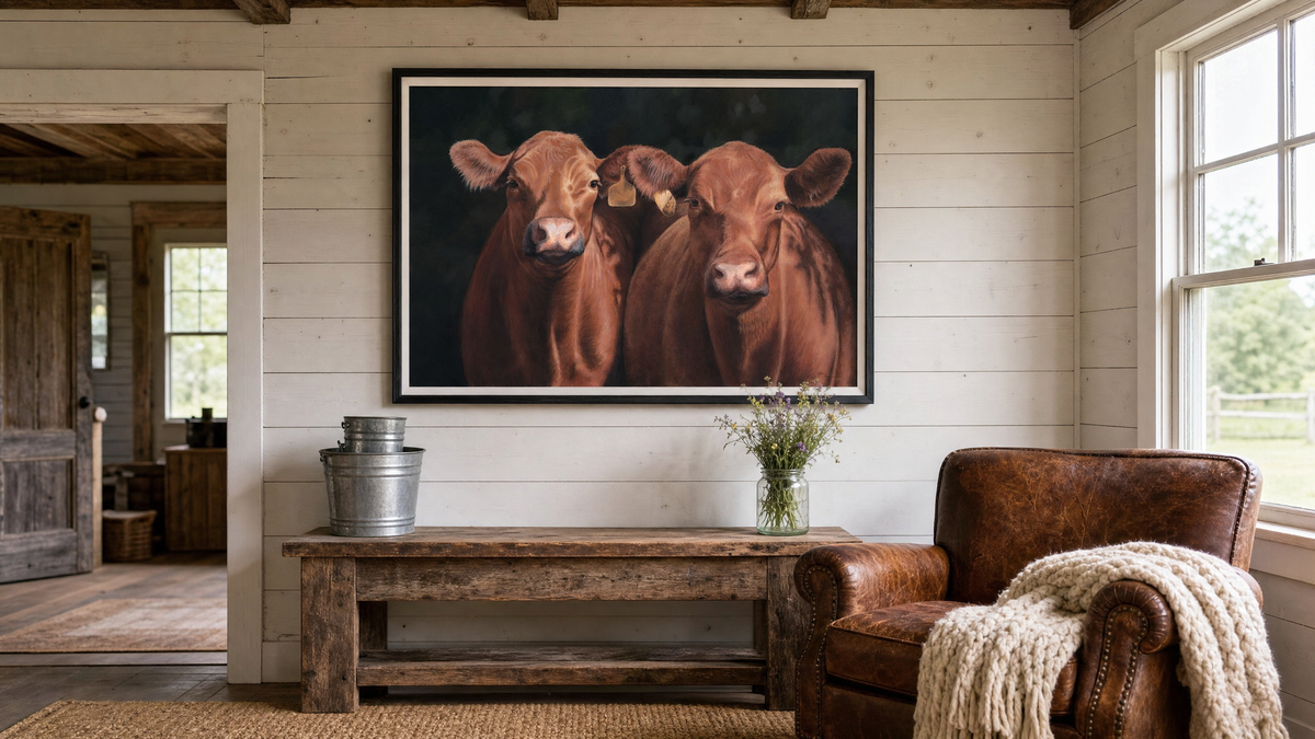 Red Angus Pair