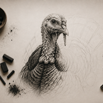 Wild Turkey Study - Charcoal Class